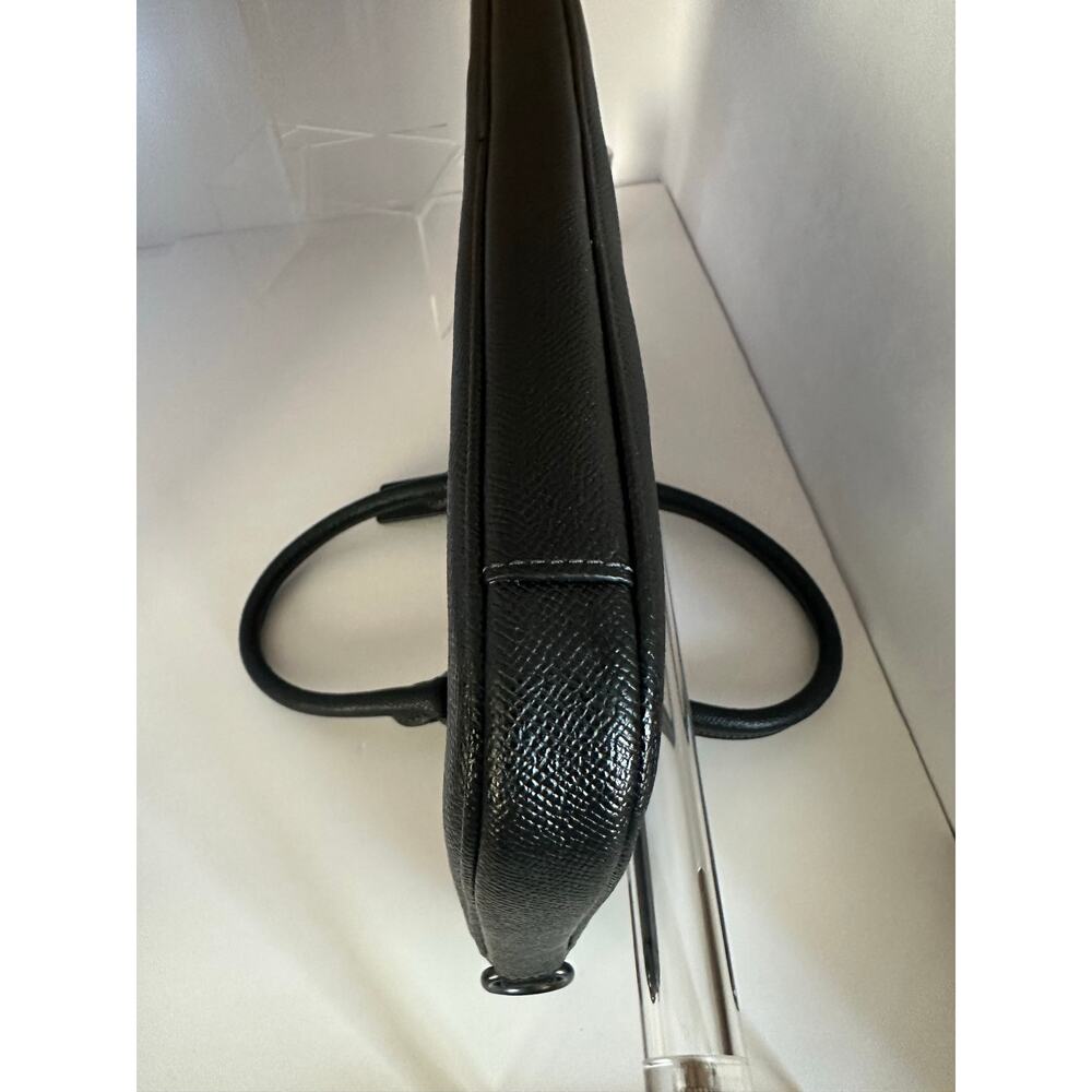 Coach C6812 Black Crossgrain Leather Slim Briefcase Laptop Business Bag Strap - Picture 5 of 9